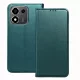 Honor 600 Smart 5G könyvtok, fliptok, telefon tok, mágneszáras, bankkártyatartós, zöld, Smart Magnetic