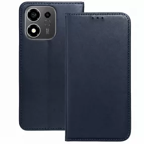   Honor 600 Smart 5G könyvtok, fliptok, telefon tok, mágneszáras, bankkártyatartós, sötétkék, Smart Magnetic