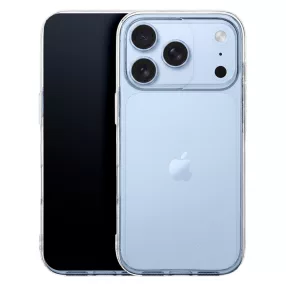   iPhone 18 Pro / 17 Pro szilikon tok – 2mm vastag, átlátszó hátlaptok, kamera védelemmel