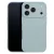 iPhone 18 Pro Max / 17 Pro Max szilikon tok – kameravédős, matt ezüst hátlaptok velúr belsővel, Silicon