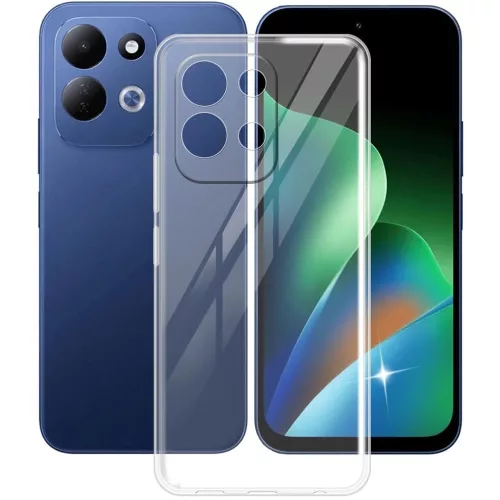 Xiaomi Redmi 17 4G / Redmi 17 5G szilikon tok, hátlaptok, telefon tok, vastag, átlátszó, kamera védelemmel, 2mm