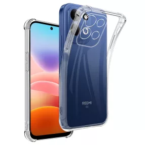   Xiaomi Redmi 17 4G / Redmi 17 5G szilikon tok – kameravédős, 1.5mm-es átlátszó hátlaptok megerősített sarkokkal, Anti Shock