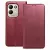 Xiaomi Redmi 17 4G / Redmi 17 5G könyvtok, fliptok, telefon tok, mágneszáras, bankkártyatartós, bordó, Smart Magnetic