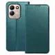 Xiaomi Redmi 17 4G / Redmi 17 5G könyvtok, fliptok, telefon tok, mágneszáras, bankkártyatartós, zöld, Smart Magnetic
