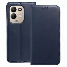   Xiaomi Redmi 17 4G / Redmi 17 5G könyvtok, fliptok, telefon tok, mágneszáras, bankkártyatartós, sötétkék, Smart Magnetic