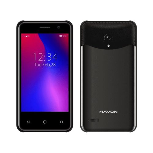 Navon SPT 1100 4G mobiltelefon, 1GB/8GB, Dual sim, fekete, kártyafüggetlen