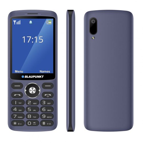 Blaupunkt FL07 mobiltelefon, kék, kártyafüggetlen, magyar menüs