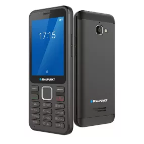   Blaupunkt FL06 4G nyomógombos mobiltelefon, WiFi, Bluetooth, magyar menü, kártyafüggetlen – fekete