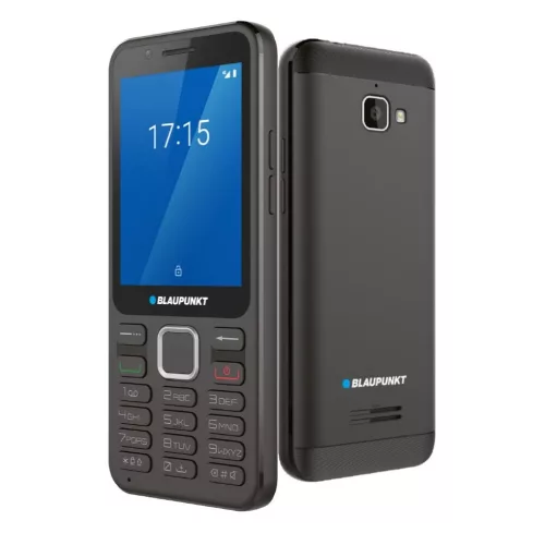 Blaupunkt FL06 4G nyomógombos mobiltelefon, WiFi, Bluetooth, magyar menü, kártyafüggetlen – fekete
