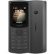 Nokia 110 4G (2021) mobiltelefon, dual sim, fekete, kártyafüggetlen, magyar menüs