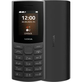   Nokia 105 4G (2023) mobiltelefon, dual sim, sötétszürke, kártyafüggetlen, magyar menüs