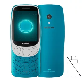   Nokia 3210 4G (2024) mobiltelefon, dual sim, kék, kártyafüggetlen, magyar menüs