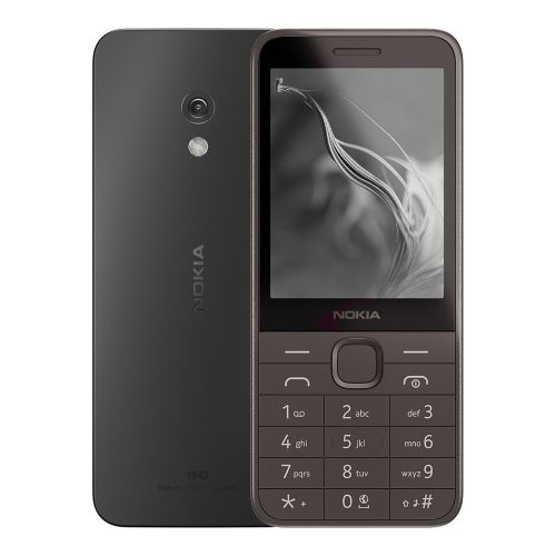 Nokia 235 4G (2024) mobiltelefon, dual sim, fekete, kártyafüggetlen, magyar menüs