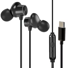   XO EP42 fekete vezetékes fülhallgató, headset, USB-C (Type-C) csatlakozóval