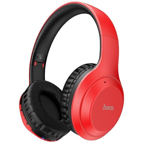 Vezeték nélküli fejhallgató, piros, Hoco W30