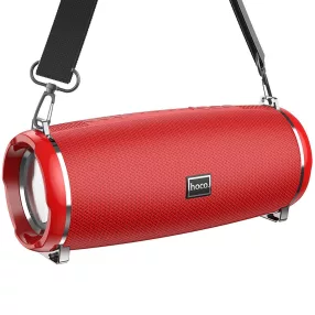   Hoco bluetooth hangszóró, vezeték nélküli hangszóró, 10W, piros, Hoco HC2 Xpress