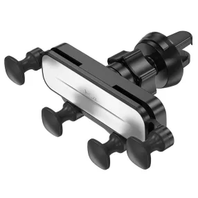   Autós mobiltelefon tartó, szellőzőnyílásra helyezhető, fekete, Hoco CA102