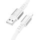 iPhone adatkábel, töltőkábel, iPhone 8pin, lightning - USB, fehér, 2.4A 1m, Hoco X85