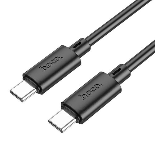 USB-C adatkábel, töltőkábel, USB-C-USB-C (USB Type-C), fekete, 60W 1m, Hoco X88
