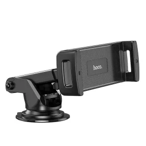   Autós tablet tartó, mobiltelefon tartó, tapadókorongos, műszerfalra helyezhető, fekete, 4.7-10.5 col, Hoco CA120