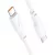 USB-C adatkábel, töltőkábel, USB-C-USB-C (USB Type-C), fehér, 100W 5A 1m, Hoco X93