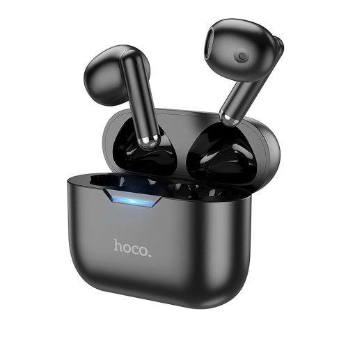Vezeték nélküli fülhallgató, stereo bluetooth headset töltőtokkal, fekete, Hoco EW34