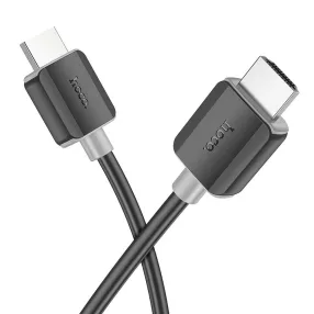 HDMI kábel, 2.0, fekete, 4K, 60Hz, 18Gbps, 1m, Hoco US08