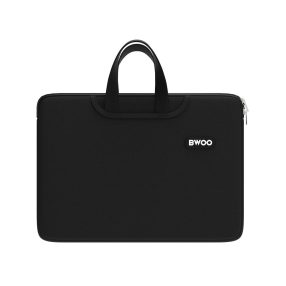   Macbook / laptop táska, 15 colos méret, neoprén, fekete, BWOO BO-CB64BK