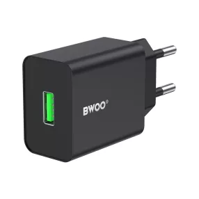   BWOO BO-CDA249 2.4A USB hálózati töltő adapter telefonhoz és táblagéphez