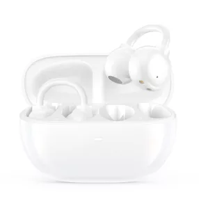   Open-Ear Bluetooth fülhallgató TWS – vezeték nélküli, fülre csíptethető headset töltőtokkal, fehér – BWOO BW39
