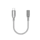 USB-C – 3,5 mm jack audió adapter DAC chippel, Hi-Res fejhallgató átalakító, 18 cm, szürke – BWOO BZ65