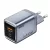 45W USB-C PD 3.0 + USB-A QC 3.0 GaN gyorstöltő hálózati adapter, szürke – BWOO BO-CDA240
