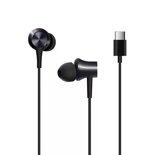 Xiaomi HSEJ04WM Piston USB-C vezetékes fülhallgató – Type-C headset mikrofonnal, fekete