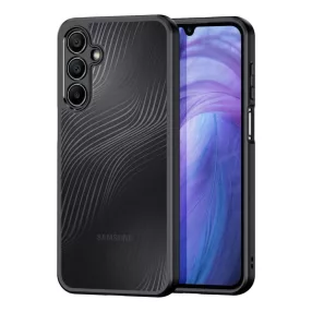  Samsung Galaxy A16 4G / A16 5G hátlaptok, telefon tok, kamera védelemmel, műanyag, fekete, Dux Ducis Aimo