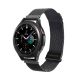 Okosóra fém szíj 22mm, Samsung Galaxy Watch / Watch Active / Huawei Watch GT2 / GT2 Pro 46mm kompatibilis, fekete, DUX DUCIS Milanese