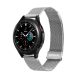 Okosóra fém szíj 22mm, Samsung Galaxy Watch / Watch Active / Huawei Watch GT2 / GT2 Pro 46mm kompatibilis, ezüst, DUX DUCIS Milanese