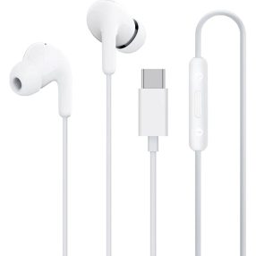   Xiaomi M2413E1 USB-C vezetékes fülhallgató – eredeti Xiaomi Type-C headset mikrofonnal, fehér