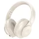 Bluetooth fejhallgató, vezeték nélküli, összecsukható, 46 óra üzemidő, tejfehér, Hoco W45