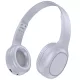 Bluetooth fejhallgató, vezeték nélküli, összecsukható, 20 óra üzemidő, szürke, Hoco W46