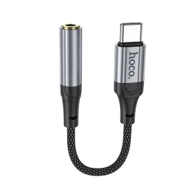   Hoco LS36 USB-C – 3,5 mm jack adapter – digitális audio átalakító, mikrofon támogatás, 12 cm