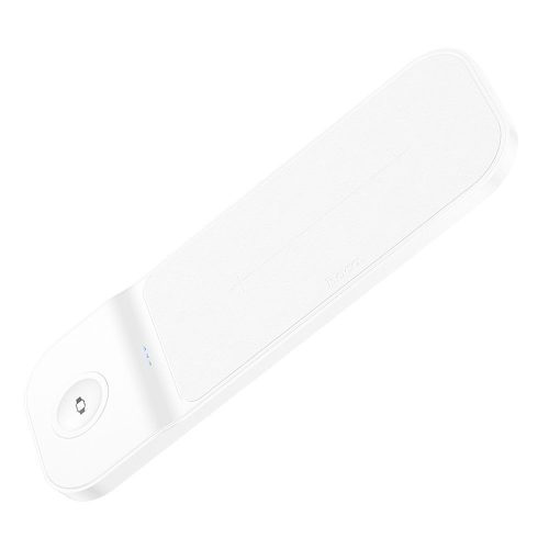 Vezeték nélküli töltőpad, 3in1 (telefon, fülhallgató, Samsung okosóra), 23W, fehér, Hoco CQ6
