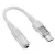Hoco LS37 USB-C - 3.5 mm jack audió adapter DAC chippel, HiFi audio átalakító, szürke