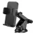 Autós mobiltelefon tartó, szélvédőre, műszerfalra helyezhető, tapadókorongos, fekete, Hoco H37