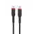 USB-C adatkábel, töltőkábel, USB-C-USB-C (USB Type-C), szövet bevonat, fekete, 60W 3m, Hoco X59