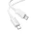 USB-C adatkábel, töltőkábel, USB-C-USB-C (USB Type-C), fehér, 60W 1m, Hoco X107