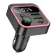 FM transmitter Bluetooth autós töltő kihangosító 38W PD 20W + QC3.0 USB-C + USB-A, LED kijelző, Hoco E85