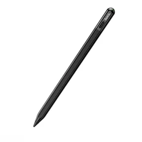   HOCO GM113 aktív kapacitív stylus ceruza iPadhez – mágneses tapadás, USB-C töltés, 130 mAh (iPad 2018+), fekete