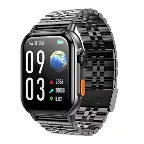   Hoco DYD02 okosóra, 2.02" kijelző, hívás fogadás funkcióval, IP67 vízállóság, fekete