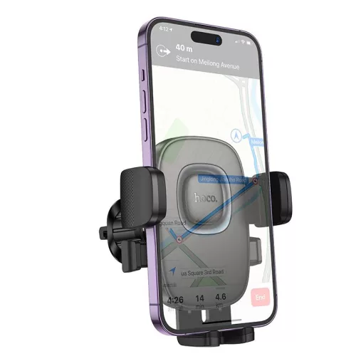 HOCO H75 autós telefontartó szellőzőrácsba – univerzális mobiltelefon tartó egykezes rögzítéssel