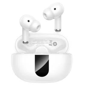   Bluetooth fülhallgató ANC + ENC zajszűréssel, TWS vezeték nélküli headset, 32 óra üzemidő, fehér, Hoco EQ26